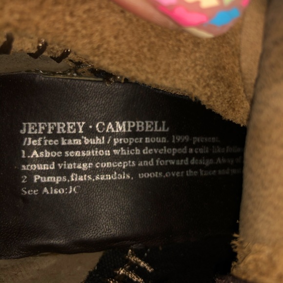 Rare Jeffrey Campbell James otk Lace Up Genuine Leather - Picture 16 of 17